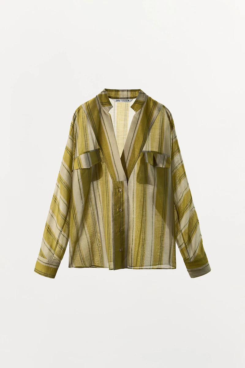 ZW COLLECTION STRIPED SHIRT