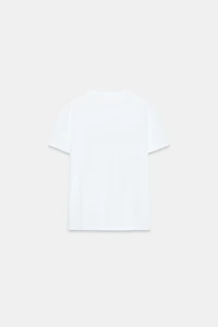 SHORT SLEEVE METALLIC T-SHIRT