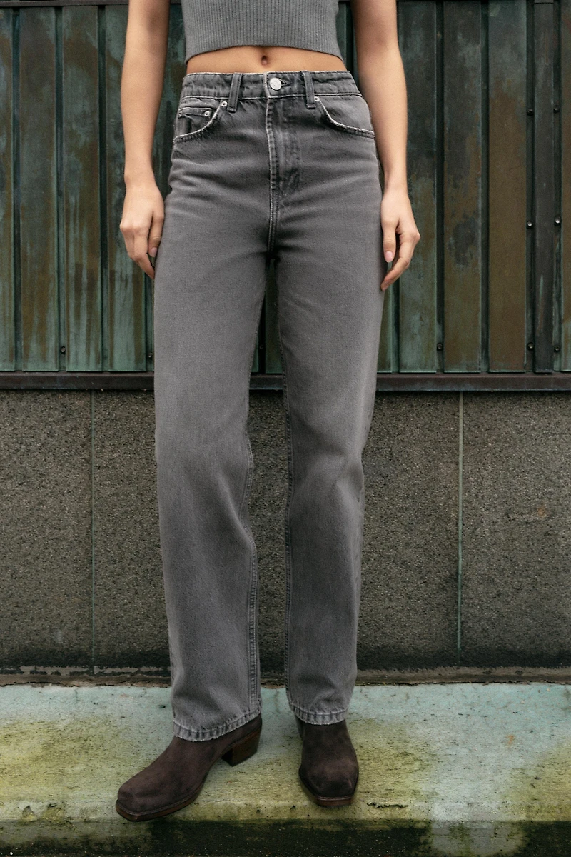 TRF MOM FIT HIGH WAIST JEANS