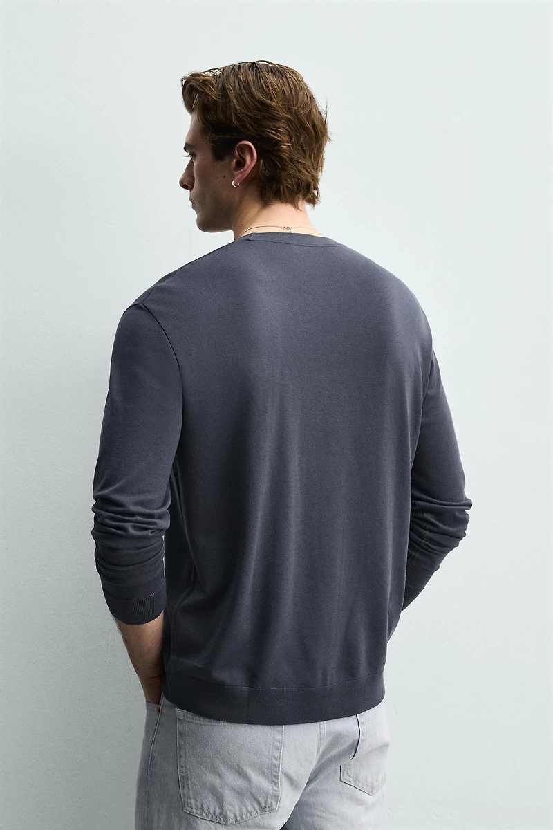 VISCOSE BLEND SWEATER