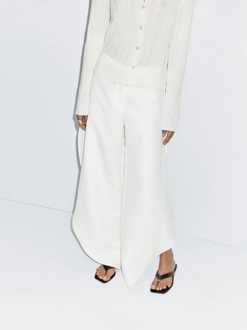 Split-hem trousers
