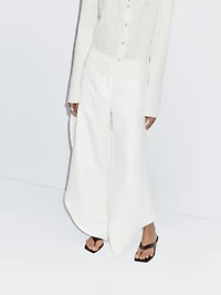 Split-hem trousers