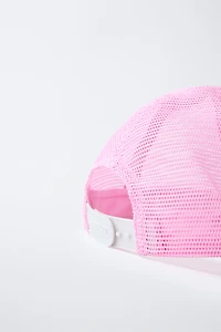 6-14 YEARS/ EMBROIDERED MESH CAP
