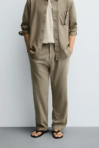 FLOWY COTTON - LINEN PANTS