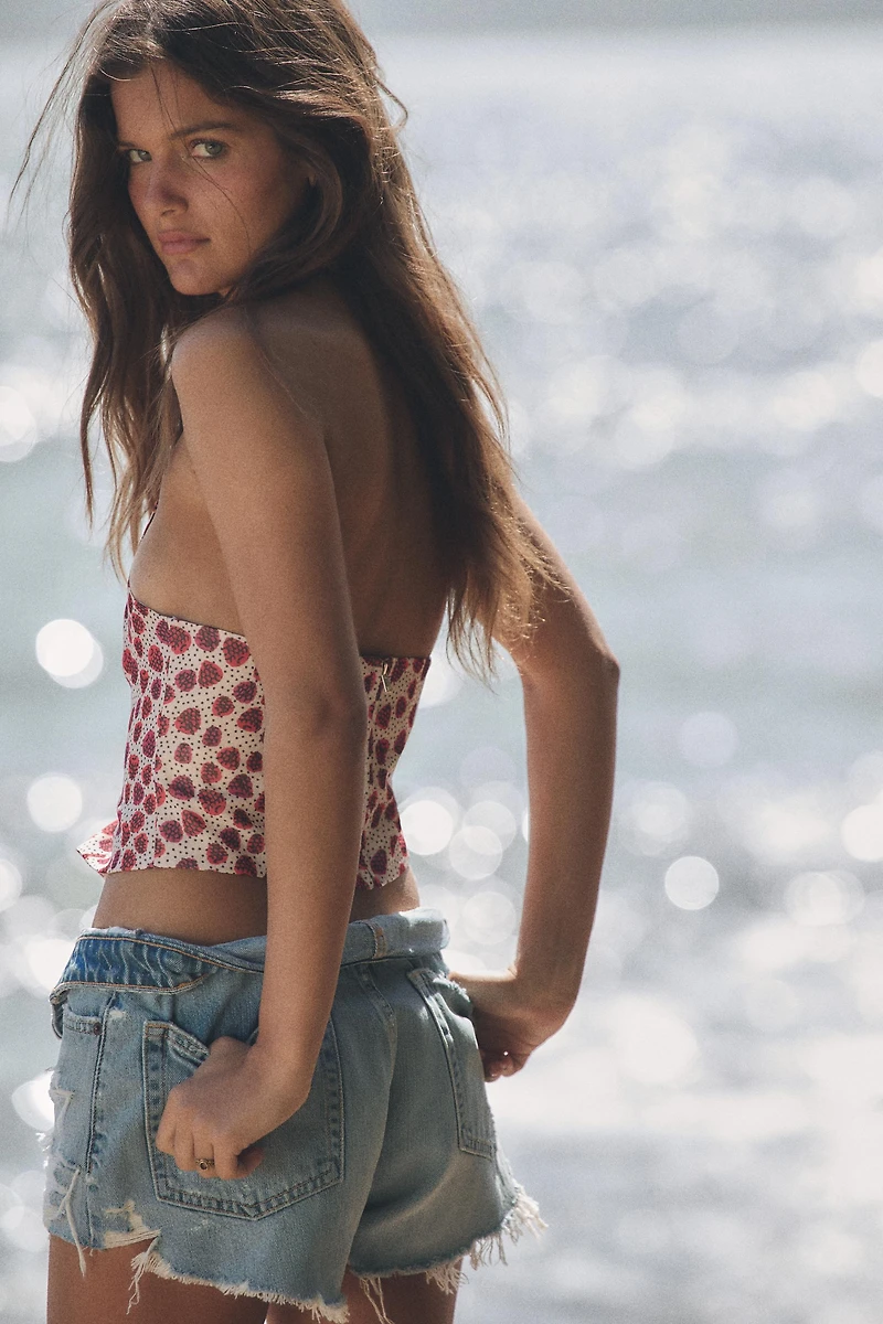TOP HALTER IMPRIMÉ