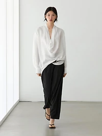 Flowing baggy trousers