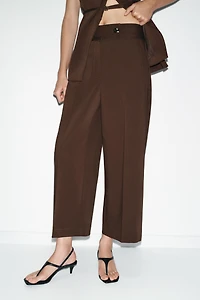 PANTALON DROIT TAILLE HAUTE