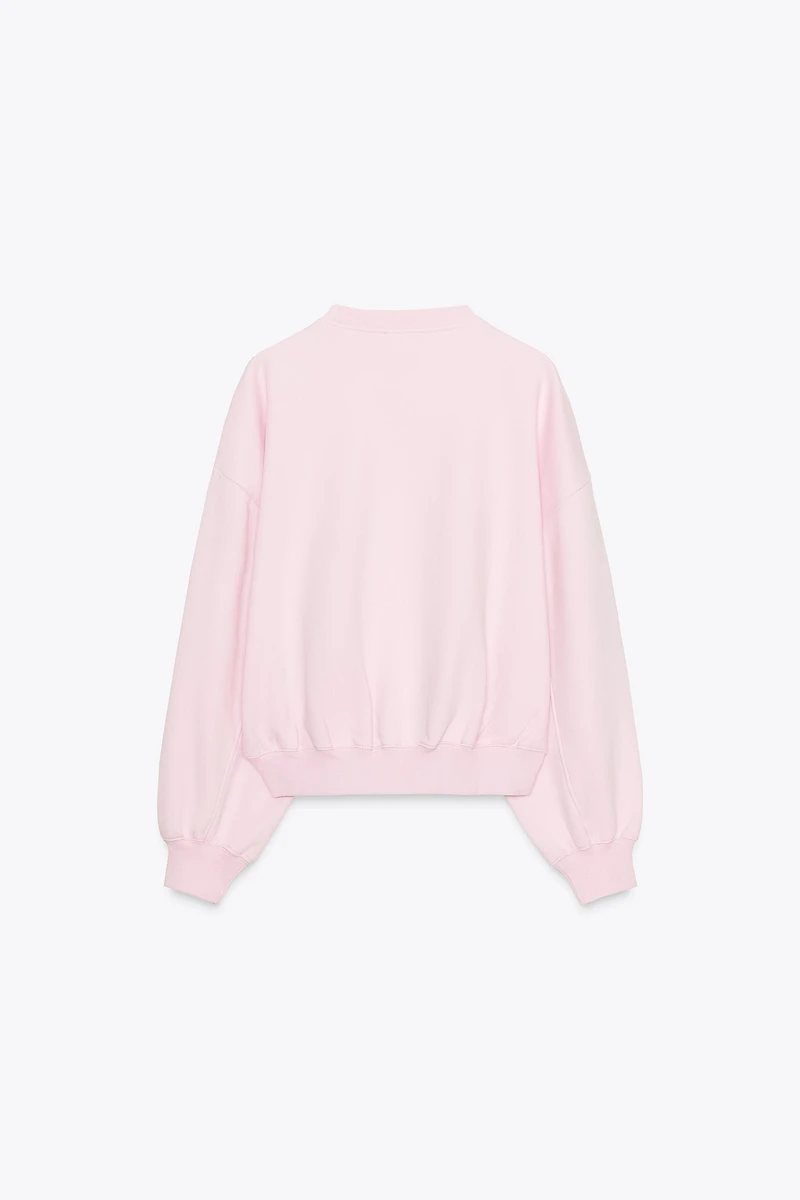 BASIC PLUSH SWEATSHIRT