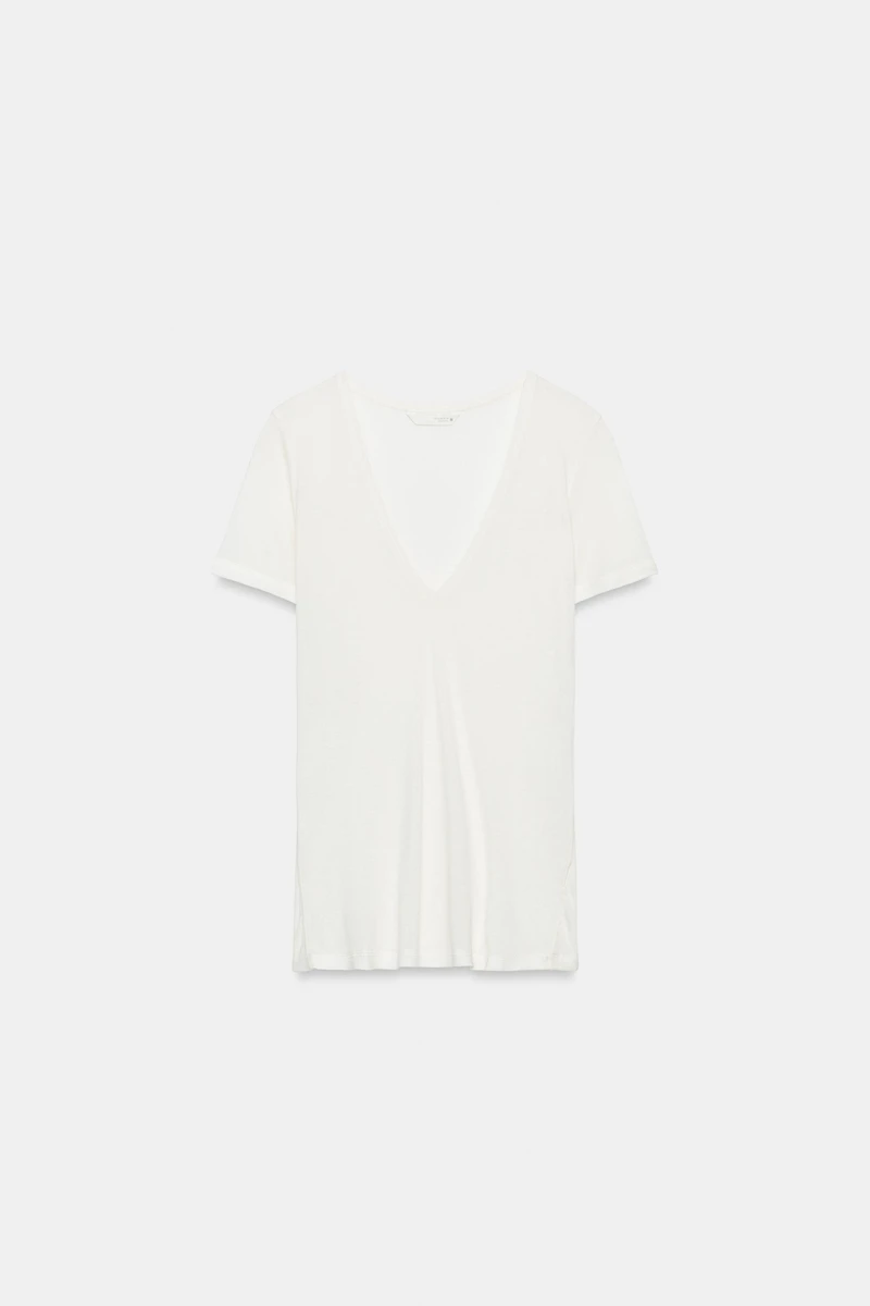 LYOCELL AND SILK T-SHIRT