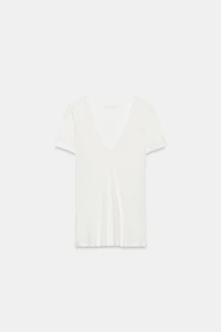 LYOCELL AND SILK T-SHIRT