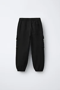 LABEL CARGO JOGGER PANTS