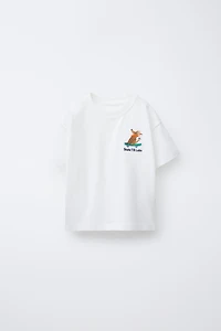 ANIMAL EMBROIDERY T-SHIRT