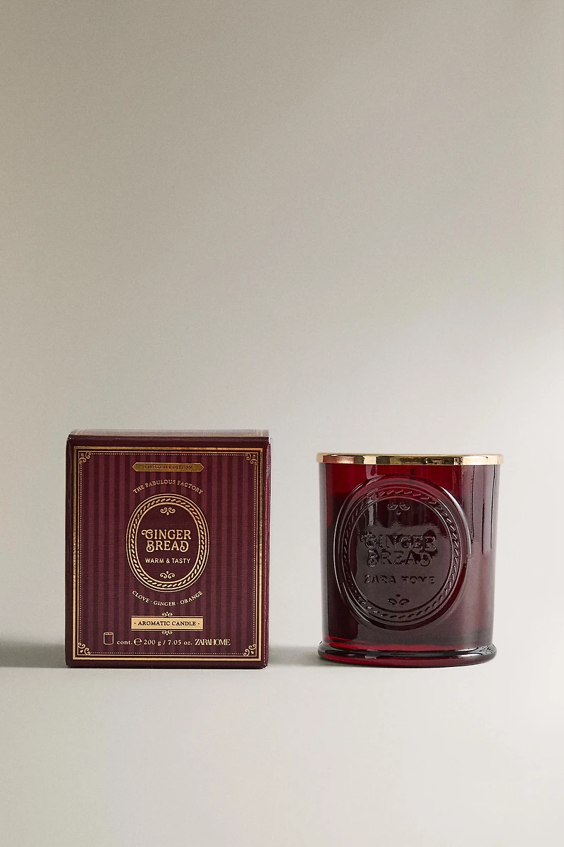 (200 G) GINGERBREAD SCENTED CANDLE