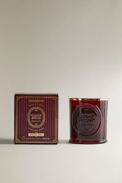 (200 G) GINGERBREAD SCENTED CANDLE