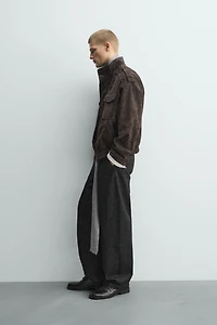 SUEDE LEATHER JACKET