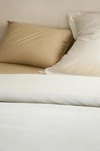 STRIPED SATEEN DUVET COVER (300 THREAD COUNT)