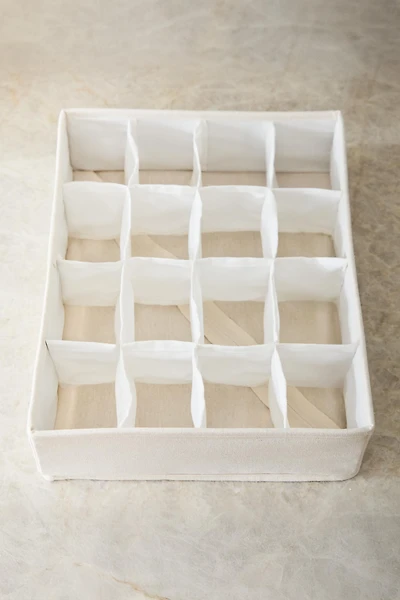 ORGANIZER BASKET WITH COMPARTMENTS