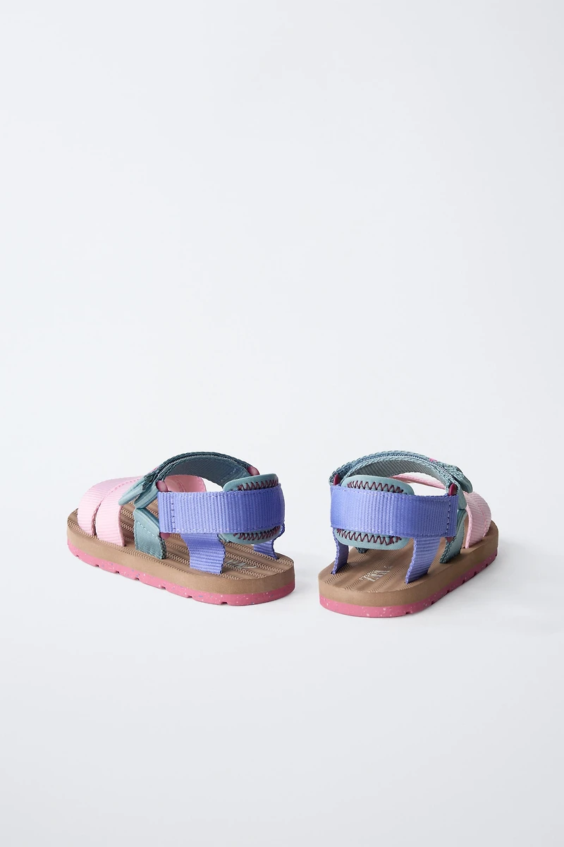 COLOR TECHNICAL SANDALS