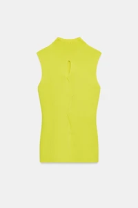 CUT OUT KNIT TOP