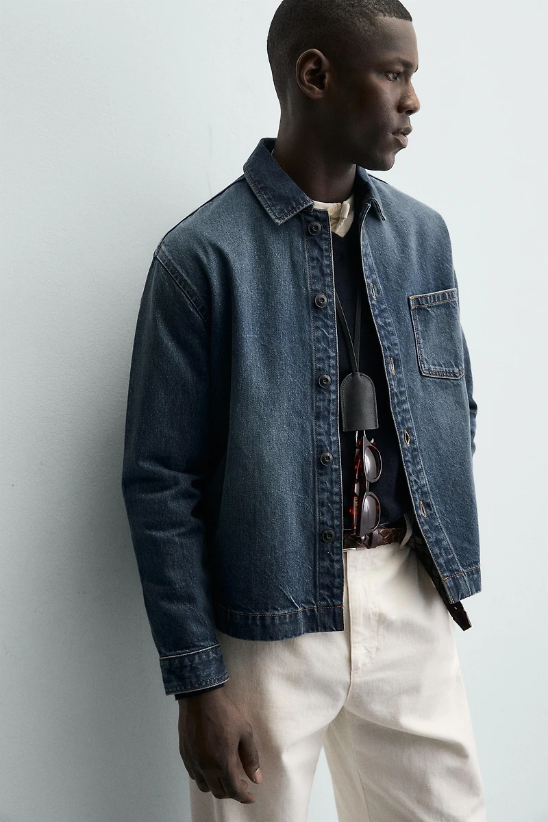 WASHED DENIM SHIRT
