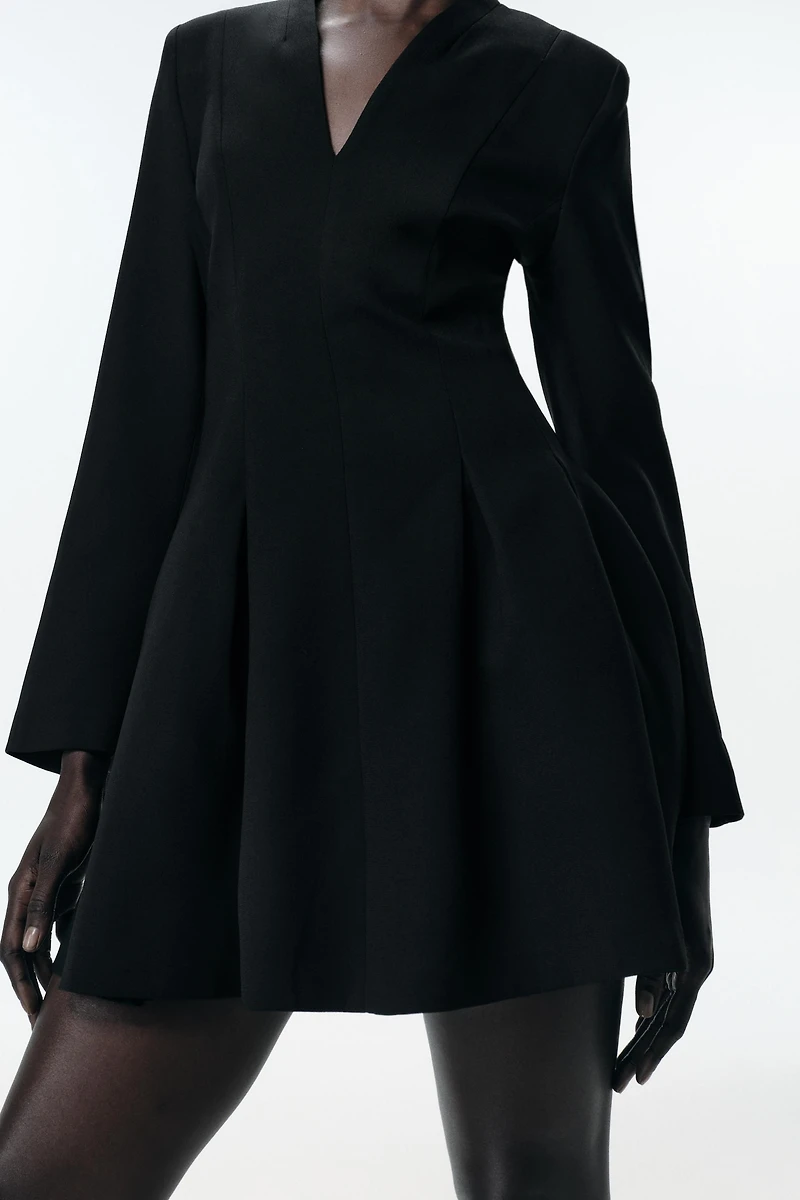 MINI DRESS WITH SHOULDER PADS