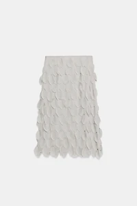 ZW COLLECTION BEADED MIDI SKIRT
