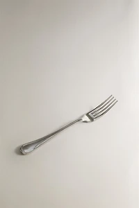 SHINY STEEL DESSERT FORK
