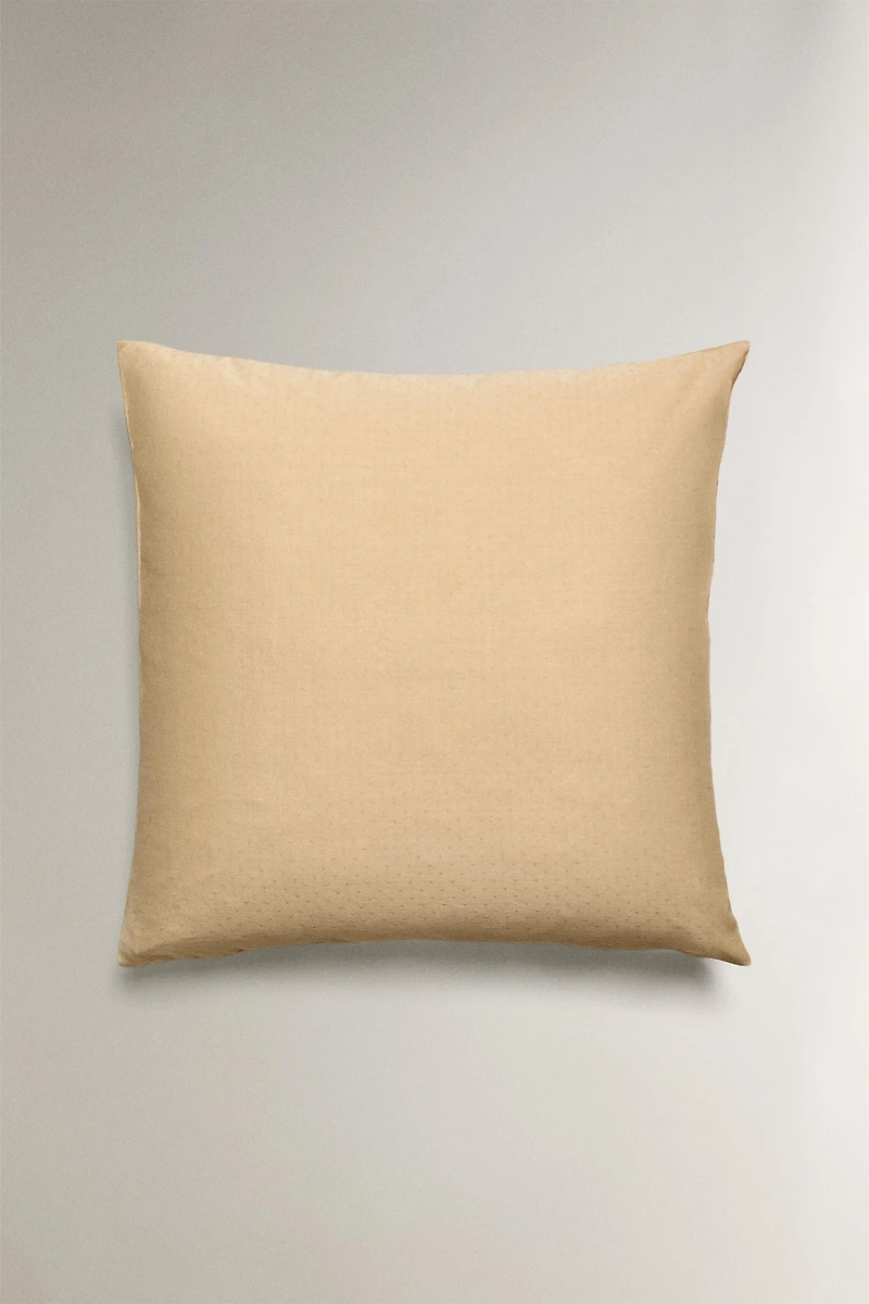 TEXTURED COTTON PILLOWCASE