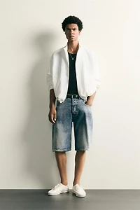 BERMUDA EN JEAN BAGGY