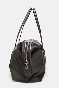 ELONGATED NYLON CITY BAG