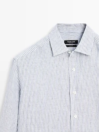 Striped linen shirt