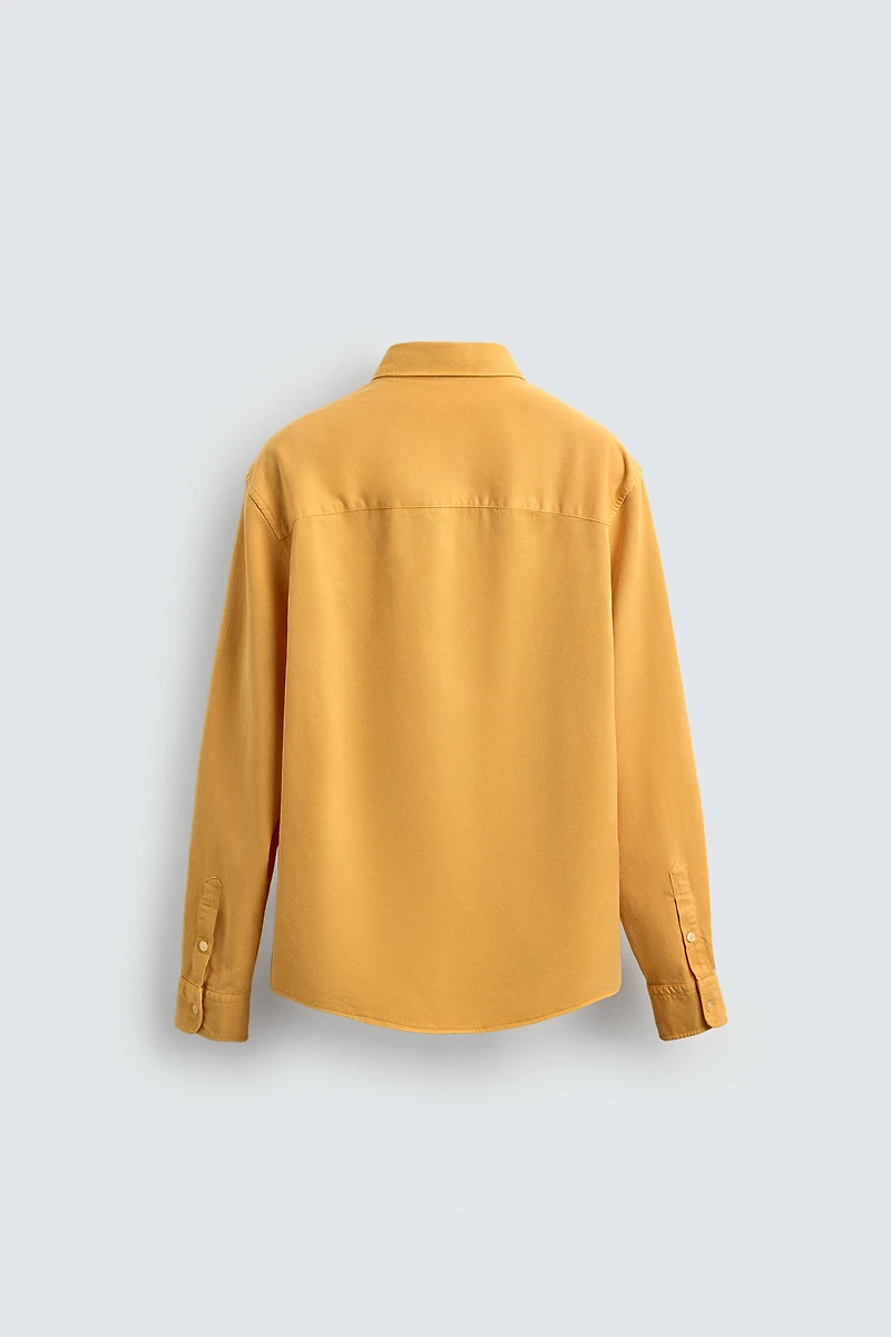 LYOCELL - COTTON SHIRT WITH POCKETS