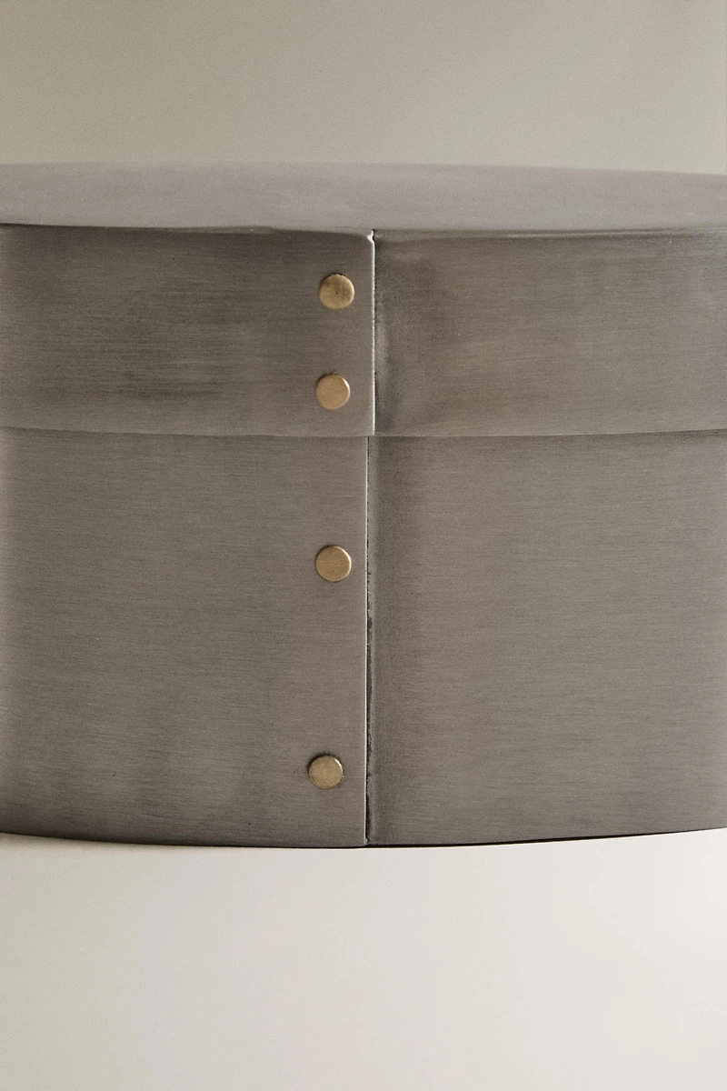 STAINLESS STEEL OVAL BOX