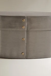 STAINLESS STEEL OVAL BOX