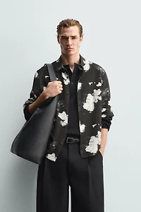 FLUID FLORAL PRINT SHIRT