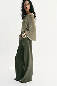 Z1975 HIGH-WAISTED FLUID WIDE LEG JEANS