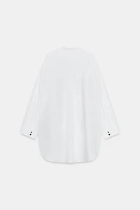 ZW COLLECTION OVERSIZED POPLIN SHIRT