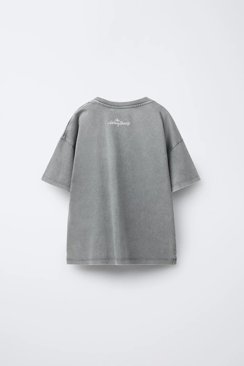 ROLLING STONES © WASHED EFFECT T-SHIRT