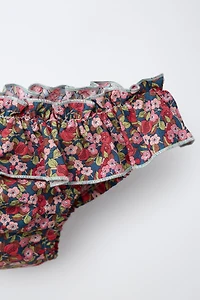 2-6 YEARS/ FLORAL SWIM BOTTOMS MADE WITH LIBERTY FABRIC