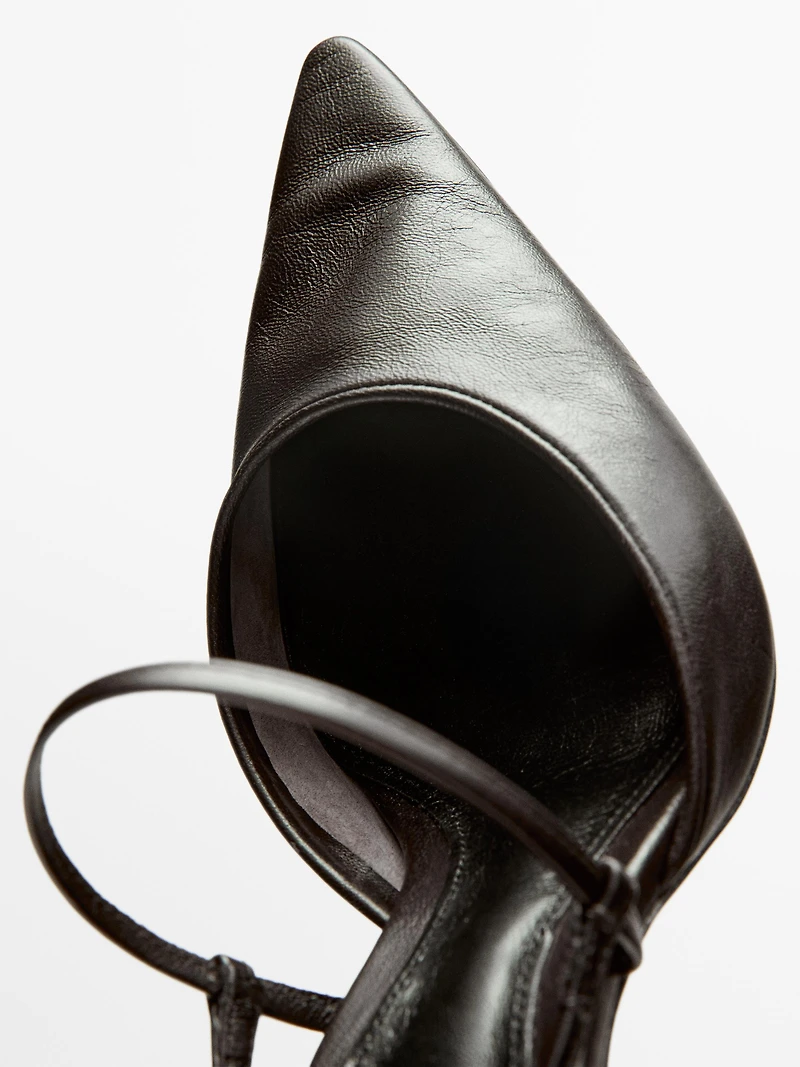 Heeled slingback shoes - Studio