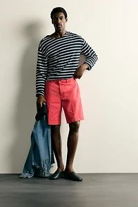 STRAIGHT FIT CHINO SHORTS