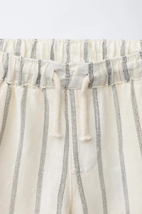 FLOWY LINEN BLEND PANTS
