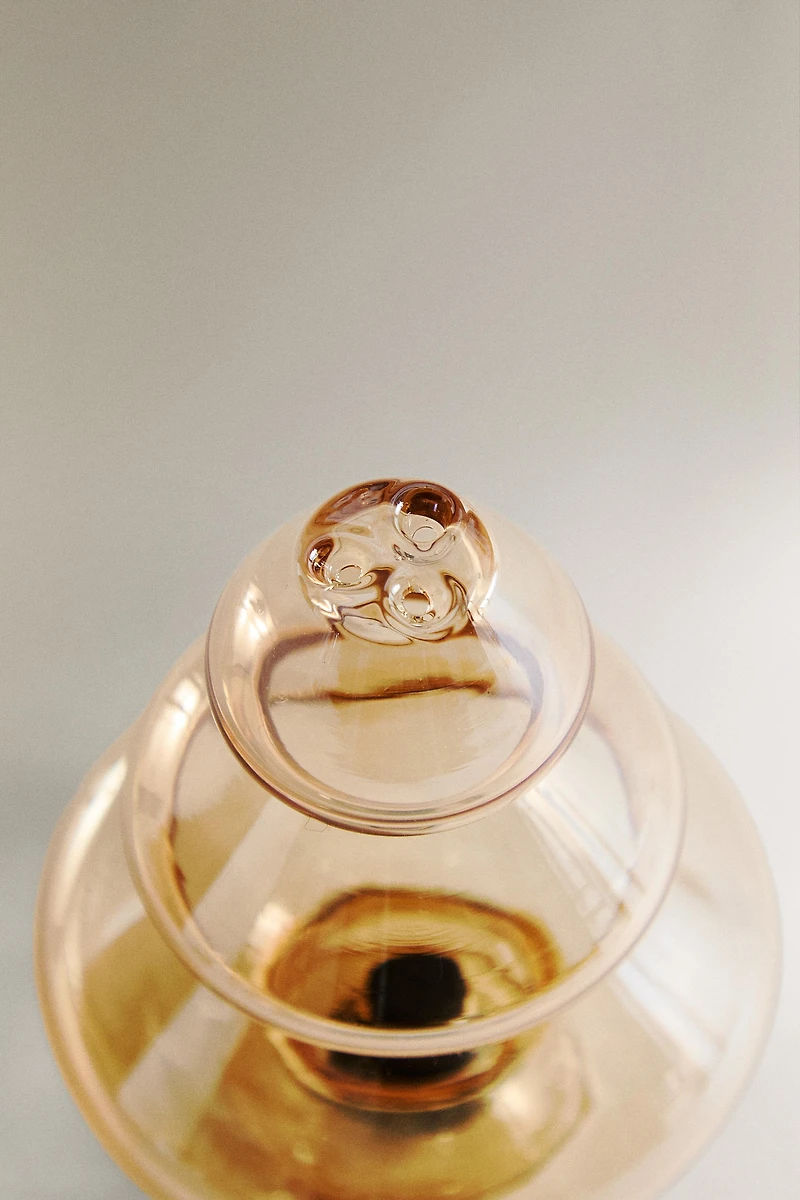 BOROSILICATE GLASS CHRISTMAS TREE SALT SHAKER