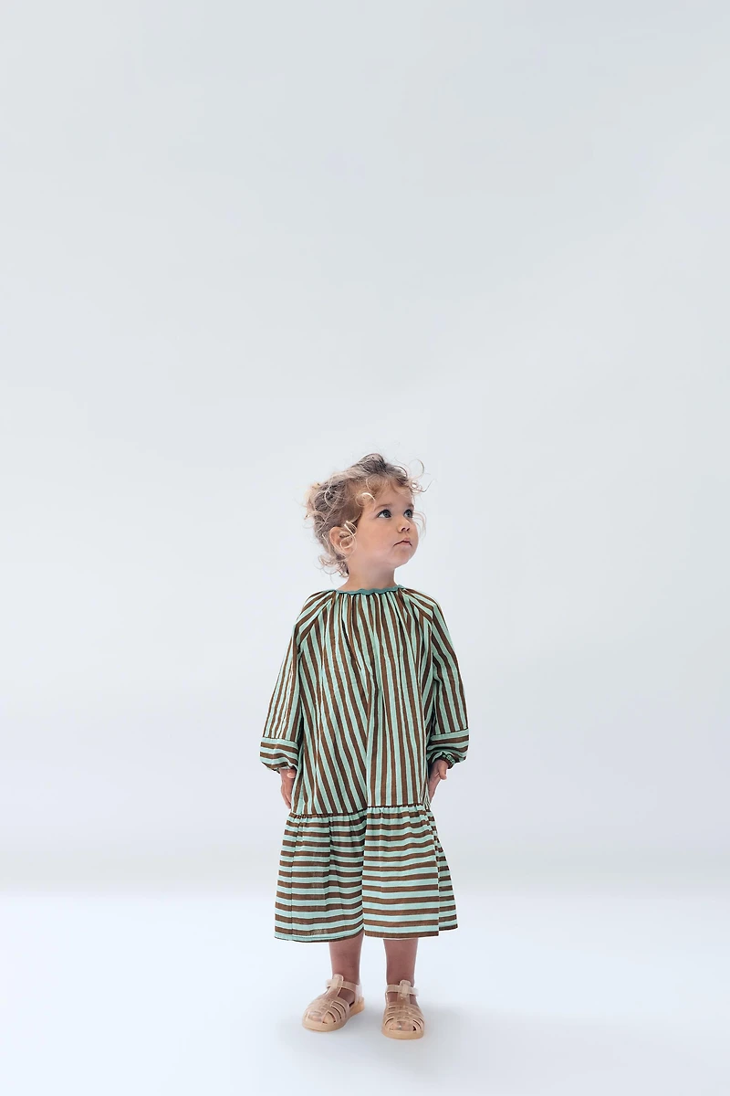 2-14 ANS/ ROBE À RAYURES ONDULINA LIMITED EDITION