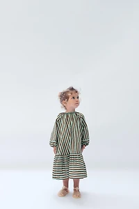 2-14 ANS/ ROBE À RAYURES ONDULINA LIMITED EDITION