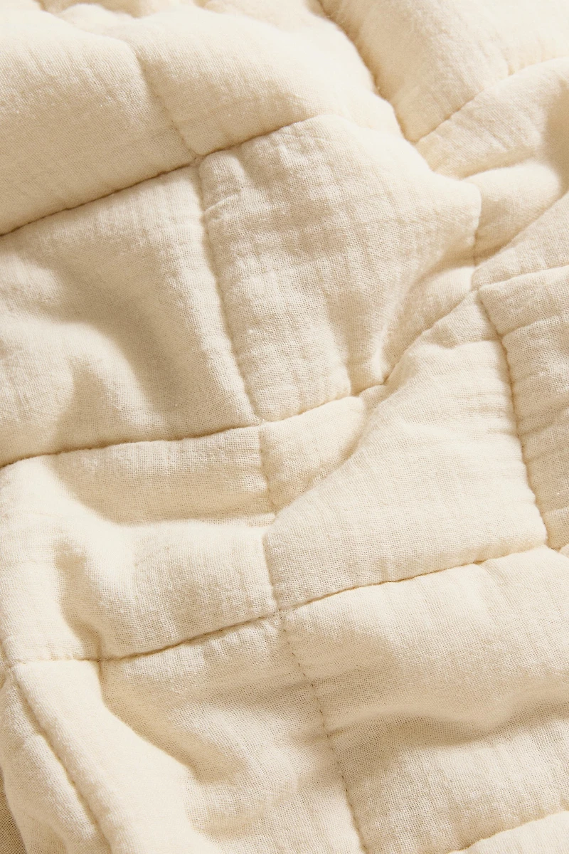 CHILDREN'S SQUARE MUSLIN QUILT