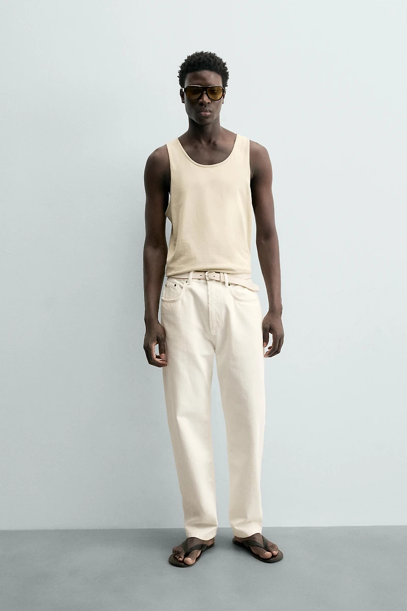 MEDIUM WEIGHT REGULAR FIT TANK TOP