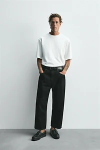 TAPERED WIDE FIT JEANS