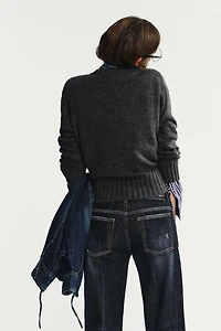 RIB KNIT SWEATER