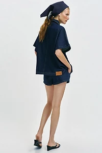 SURCHEMISE Z1975 EN JEAN OVERSIZE